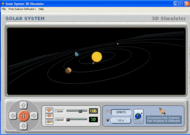 Solar System 3D Simulator screenshot